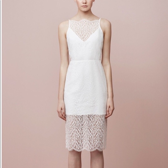 keepsake white lace dress